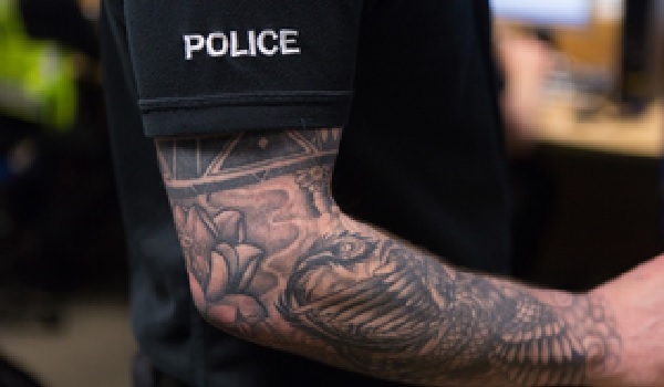 Police Professional | Public 'more comfortable' with tattooed police  officers than `air hostesses`