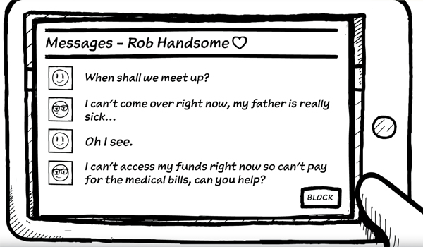 Dating site block